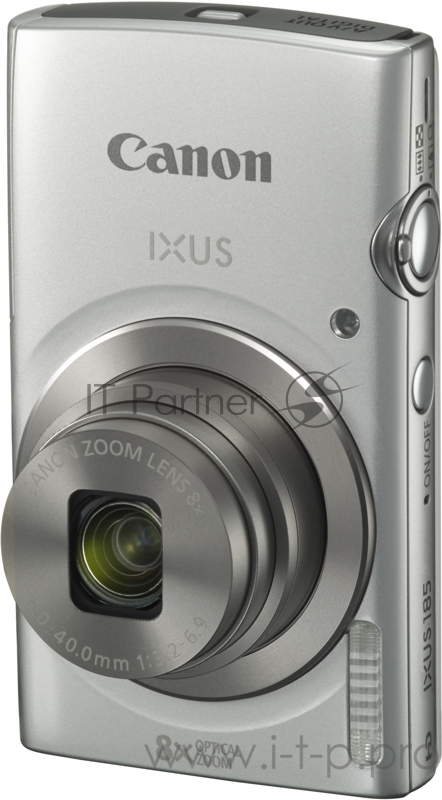 Фотоаппарат Canon IXUS 185 серебристый 20Mpix Zoom8x 2.7 720p SDXC CCD 1x2.3 IS el 1minF 0.8fr/s 25fr/s/NB-11LH