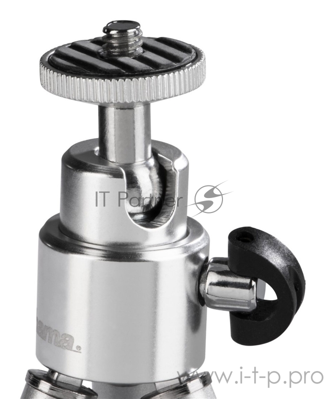 Штатив Hama Mini Ball L настольный серебристый металл (114гр.)