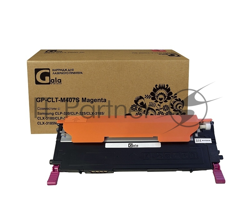 Картридж GP-CLT-M407S для принтеров Samsung CLP-320/CLP-325/CLX-3185/CLX-3 Magenta 1000 копий GalaPrint