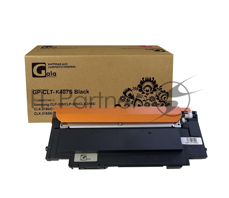 Картридж GP-CLT-K407S для принтеров Samsung CLP-320/CLP-325/CLX-3185/CLX-3 Black 1500 копий GalaPrint