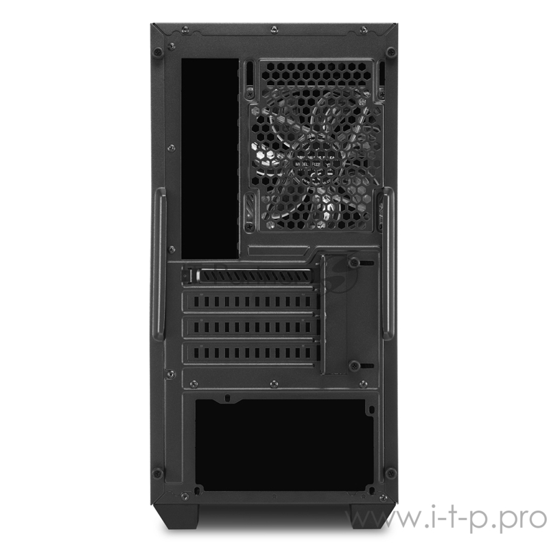 Sharkoon S1000 window Игровой корпус чёрный (Micro-ATX, сталь, акрилл, fan 1x120 мм + 1x120 мм, 2xUSB 3.0, audio)