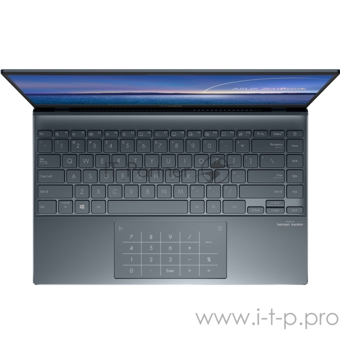 Ноутбук ASUS UX425EA-KI520 14(1920x1080 (матовый) IPS)/Intel Core i3 1115G4(3Ghz)/8192Mb/512PCISSDG UHD Graphics/Cam/BT/WiFi/war 2y/1.17kg/Pine Grey/DOS + /