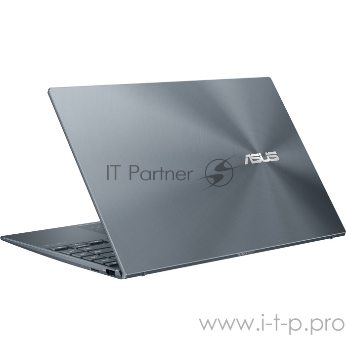 Ноутбук ASUS UX425EA-KI520 14(1920x1080 (матовый) IPS)/Intel Core i3 1115G4(3Ghz)/8192Mb/512PCISSDG UHD Graphics/Cam/BT/WiFi/war 2y/1.17kg/Pine Grey/DOS + /