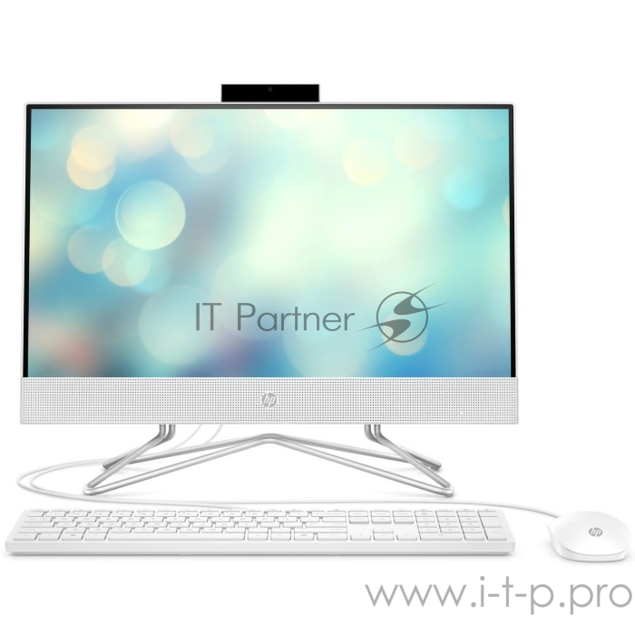 Моноблок HP 22-df1036ur AiO 21.5(1920x1080)/Intel Core i3 1125G4(2Ghz)/8192Mb/256SSDGb/n Internal Graphics /Cam/WiFi/war 1y/Snow White/FreeDOS + USB KBD, USB MOUSE