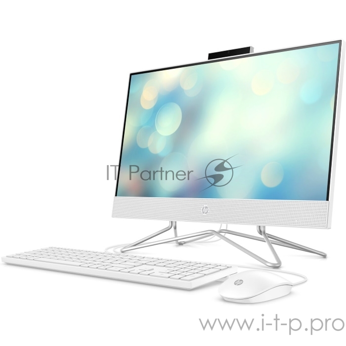 Моноблок HP 22-df1036ur AiO 21.5(1920x1080)/Intel Core i3 1125G4(2Ghz)/8192Mb/256SSDGb/n Internal Graphics /Cam/WiFi/war 1y/Snow White/FreeDOS + USB KBD, USB MOUSE
