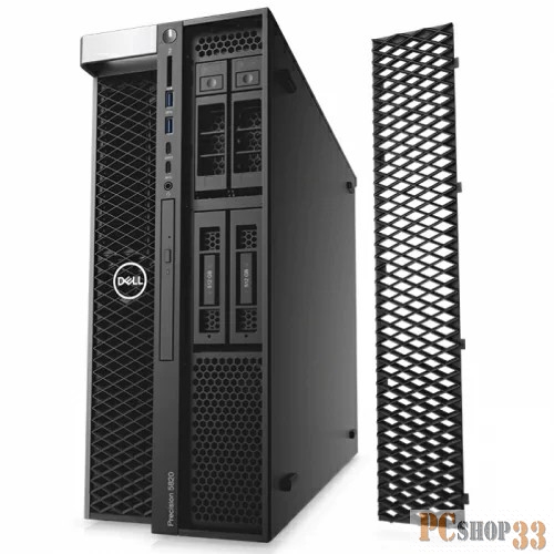 Рабочая станция Dell PRECISION T5820 PRECISION T5820 RTX i9-10920X(3.5GHz, 12C), 32GB(2x16GB) DDR4 UDIMM 2666MHz, SSD 1TB PCIe NVMe, Nvidia GeForce RTX 3090 (24GB GDDR6), DVD-RW,WiFi,BT, Win10 Pro, keyboard, mouse, 3Y Basic NBD