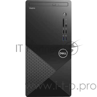Персональный компьютер Dell Vostro 3888 Dell Vostro 3888 MT Pentium Gold G6400(4.0Ghz)/ 4GB/1TB/DVD-RW/UHD 610/BT/WiFi/MCR/1y NBD/black/Linux