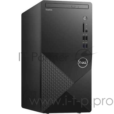 Персональный компьютер Dell Vostro 3888 Dell Vostro 3888 MT Pentium Gold G6400(4.0Ghz)/ 4GB/1TB/DVD-RW/UHD 610/BT/WiFi/MCR/1y NBD/black/Linux