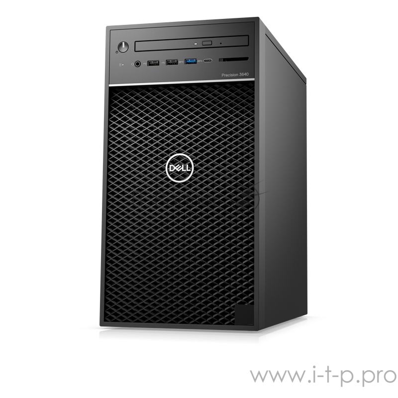 Рабочая станция DELL PRECISION T3640 PRECISION T3640 MT/Core i7-10700/16GB/512GB SDD/NVIDIA Quadro P1000 4GB/keyb+mice/Win10 Pro/3Y Basic NBD