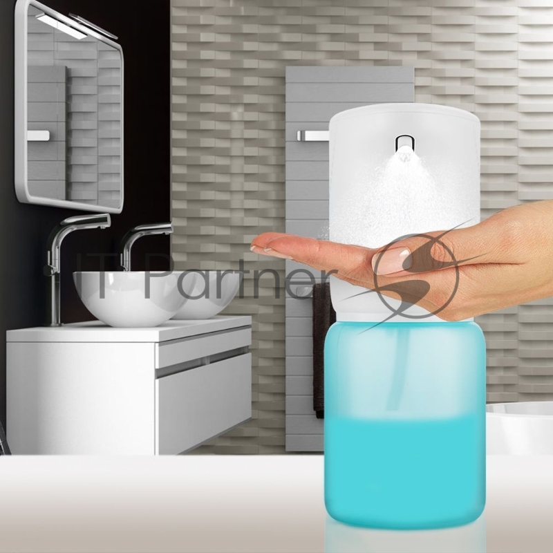 Диспенсер автоматический Kitfort KT-2046 400мл. белый/голубой