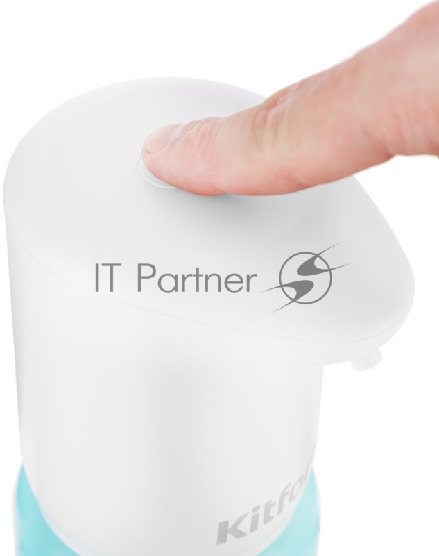 Диспенсер автоматический Kitfort KT-2045 400мл. белый/голубой