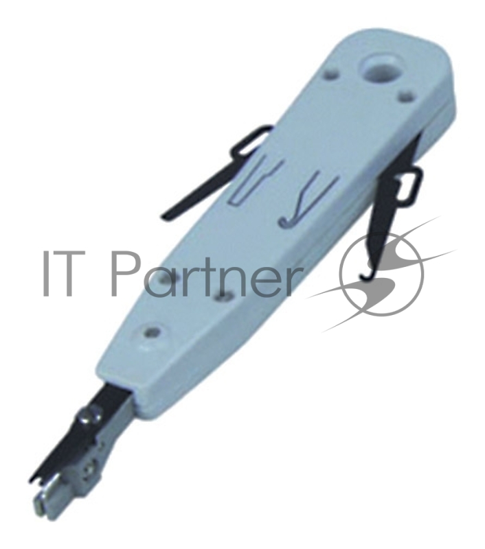 Инструмент ITK для заделки витой пары, тип Krone с крючками серый