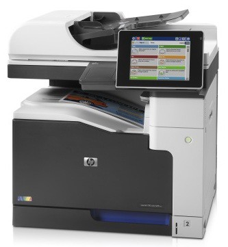 Цветное МФУ HP LaserJet Enterprise 700 color MFP M775dn A3, лазерный, принтер + сканер + копир, ЖК 8.0, бело-черный (USB2.0, LAN)