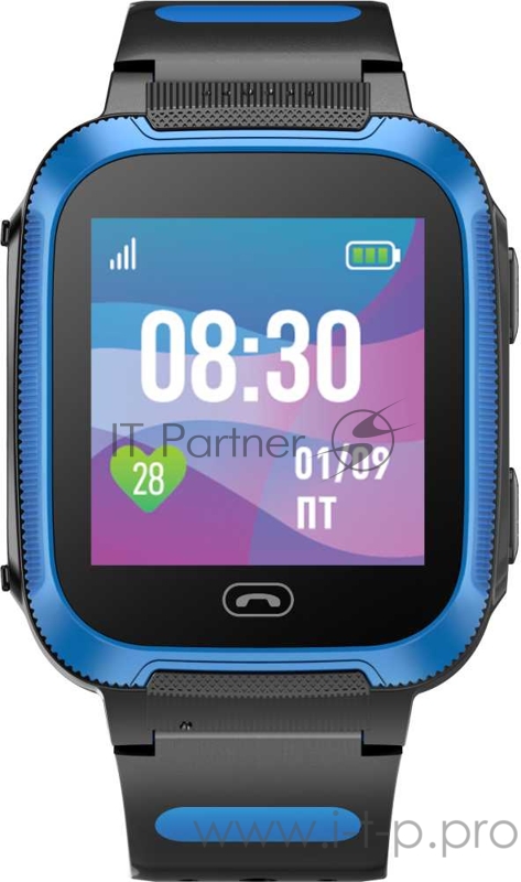 Смарт-часы Jet Kid Friend 40мм 1.44 TFT черный/синий (FRIEND BLACK+BLUE)