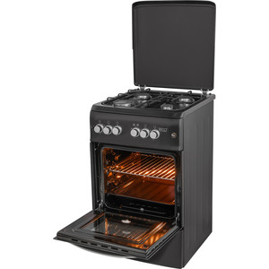 Газовая плита RICCI RGC5008 BL Черная матовая