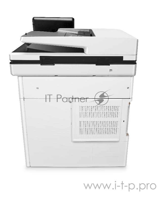 Цветное МФУ HP Color LaserJet Enterprise MFP M577dn A4, лазерный, принтер + сканер + копир, ЖК 8.0, бело-черный (USB2.0, LAN)