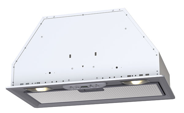 Вытяжка Krona Mini 900 белый управление: кнопочное (1 мотор)