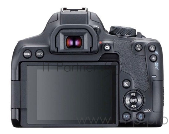 Зеркальный Фотоаппарат Canon EOS 850D черный 24.2Mpix 3 4K Full HD SDXC Li-ion (без объектива)