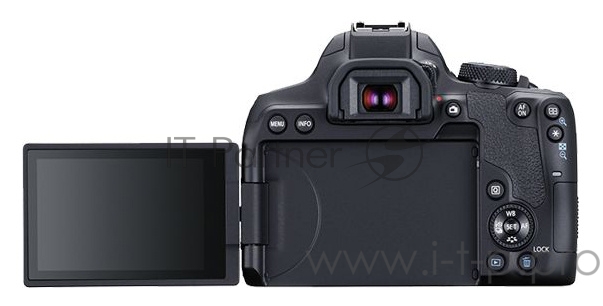 Зеркальный Фотоаппарат Canon EOS 850D черный 24.2Mpix 3 4K Full HD SDXC Li-ion (без объектива)