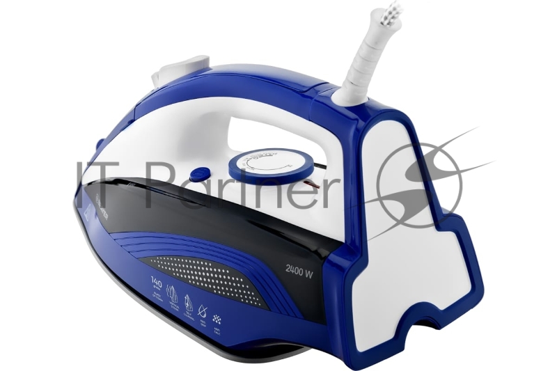 Утюг BRAYER, 2400 Вт, керамич, Пар 140 г/м антикапля, разбрыз, резер 360мл, самоотчис,