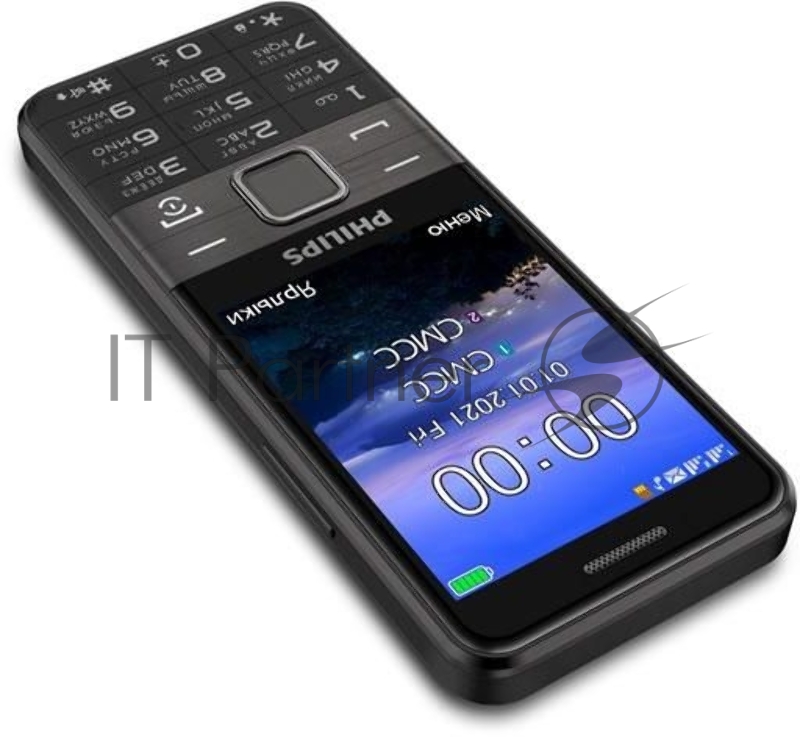 Мобильный телефон Philips E590 Xenium 64Mb черный моноблок 2Sim 3.2 240x320 2Mpix GSM900/1800 GSM1900 MP3 microSD