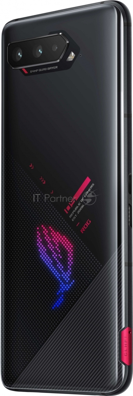 Смартфон Asus ZS673KS ROG Phone 5 128Gb 8Gb черный моноблок 3G 4G 2Sim 6.78 1080x2448 Android 11 64Mpix 802.11 a/b/g/n/ac/ax NFC GPS GSM900/1800 GSM1900 TouchSc