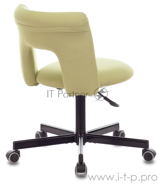 Кресло Бюрократ KF-1M светло-зеленый 26-32 крестовина металл черный
