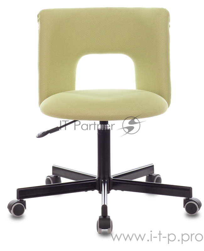 Кресло Бюрократ KF-1M светло-зеленый 26-32 крестовина металл черный