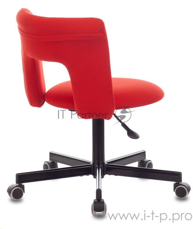 Кресло Бюрократ KF-1M красный 26-22 крестовина металл черный