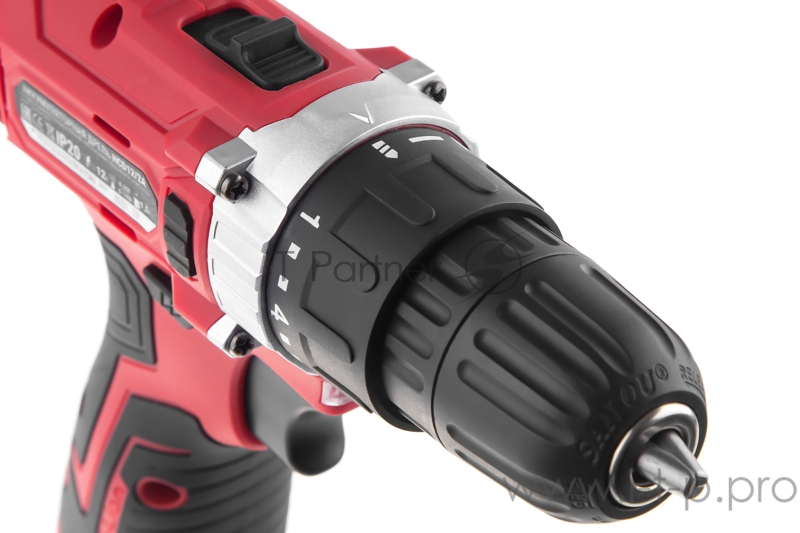 Дрель DIY HIPER акк HCD12/2A 12В, 26Нм, 1,5Ач, 2 скорости, 2 акк, Li-ion, кейс