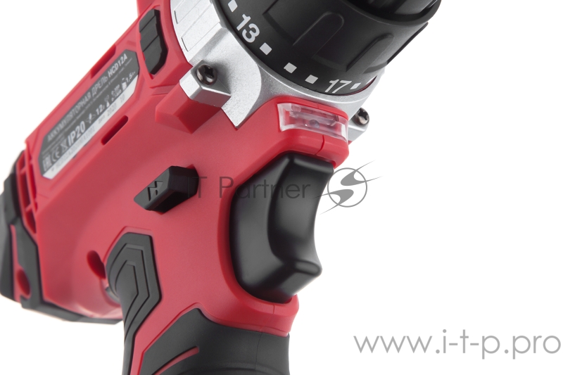 Дрель DIY HIPER акк HCD12A 12В, 26Нм, 1,5Ач, 2 скорости, 1 акк, Li-ion, коробка