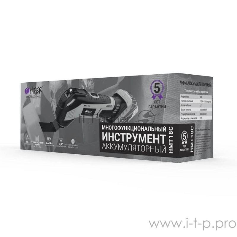Аккумуляторный МФИ PROF HIPER HMT18C 18В, БЕЗ АКК
