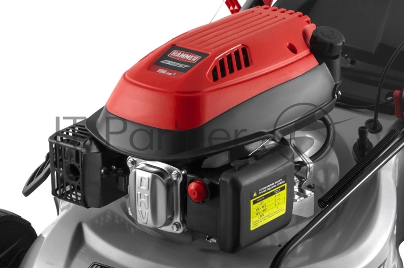 Газонокосилка бензо Hammer KMT200ST 6,5 лс 196см3 шир.53см выс.25-75мм травос.65л самох.мульч.