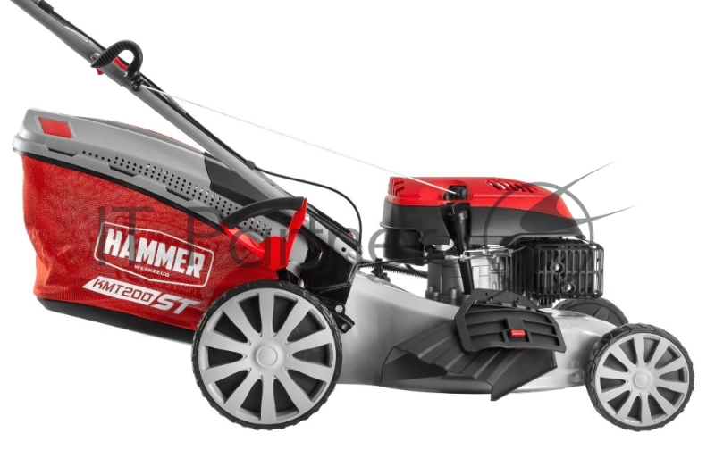 Газонокосилка бензо Hammer KMT200ST 6,5 лс 196см3 шир.53см выс.25-75мм травос.65л самох.мульч.