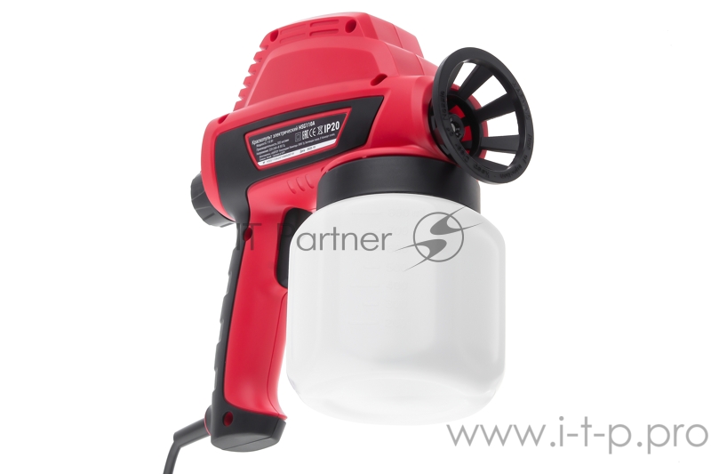 Краскопульт DIY HIPER эл. HSG110A 110Вт 0-300мл/мин 800мл вязкость до 120 DIN