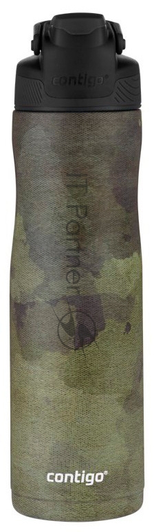 Термос-бутылка Contigo Couture Chill 0.72л. черный/зеленый (2127885)