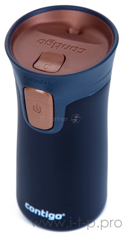 Термокружка Contigo Pinnacle 0.3л. черный/коричневый (2095405)