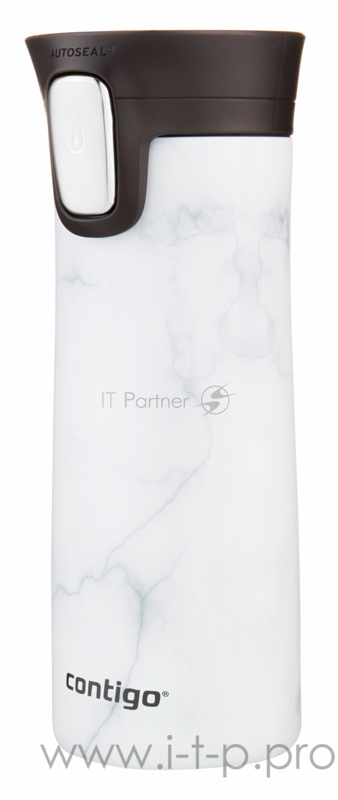 Термокружка Contigo Pinnacle Couture 0.42л. белый (2104543)