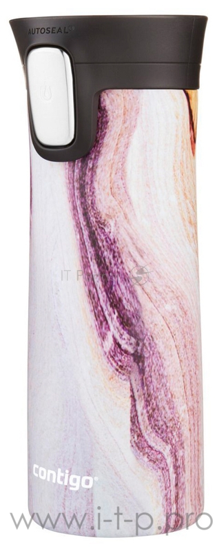 Термокружка Contigo Pinnacle Couture 0.42л. белый/фиолетовый (2104544)