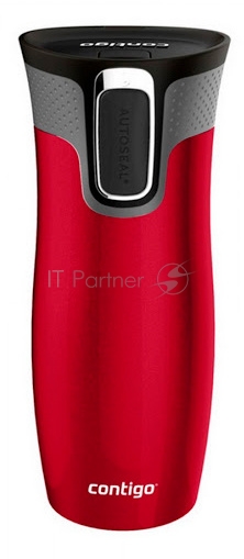 Термокружка Contigo West Loop 0.47л. красный (2095849)