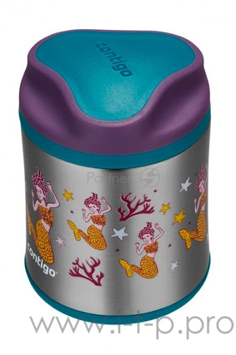 Термос для еды Contigo Foodjar 0.3л. серебристый/рисунок (2136764)