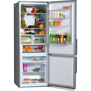 Холодильник Hyundai CC4553F черная сталь (двухкамерный)