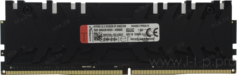 Память оперативная Kingston 16GB 3600MHz DDR4 CL17 DIMM XMP Predator RGB