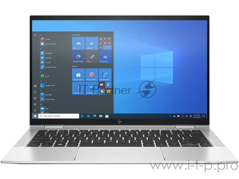 Ноутбук HP EliteBook x360 1030 G8 Core i5-1135G7 2.4GHz,13.3 UHD (3940x2160) Touch AMOLED 400cd LP GG5 BV,16Gb LPDDR4X-4266,1Tb SSD NVMe,Al Chassis,Kbd Bl+SR,54Wh,FPS,Pen,1.21kg,1y,W