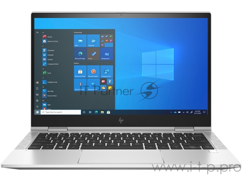 Ноутбук HP EliteBook x360 830 G8 Core i5-1135G7 2.4GHz,13.3 FHD (1920x1080) IPS 1000cd Touch Sure View Reflect IR ALS AG,8Gb DDR4-3200MHz,256Gb SSD,Al Case,53Wh FC,FPS,Kbd Bl+SR,1.35kg,Silver,3yw,Win10P