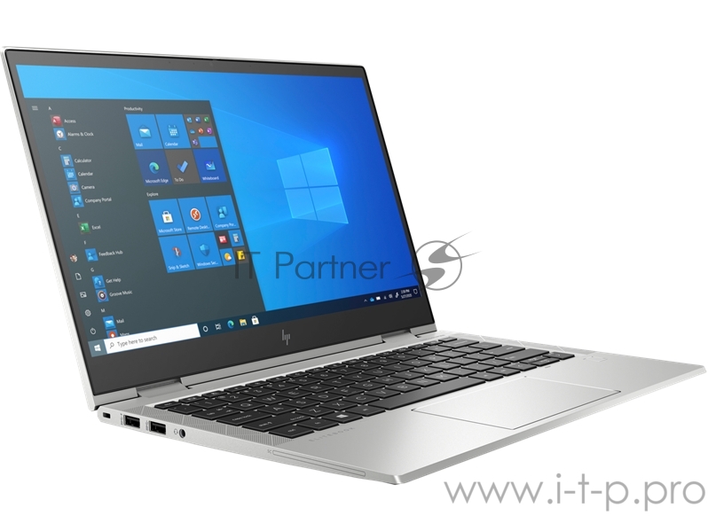 Ноутбук HP EliteBook x360 830 G8 Core i5-1135G7 2.4GHz,13.3 FHD (1920x1080) IPS 1000cd Touch Sure View Reflect IR ALS AG,8Gb DDR4-3200MHz,256Gb SSD,Al Case,53Wh FC,FPS,Kbd Bl+SR,1.35kg,Silver,3yw,Win10P