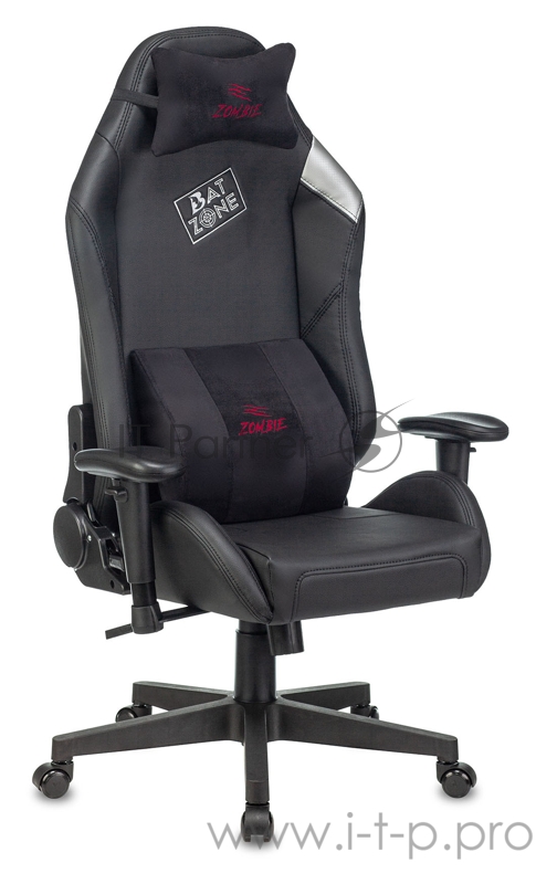 Кресло игровое Zombie HERO BATZONE PRO черный искусственная кожа с подголов. крестовина пластик