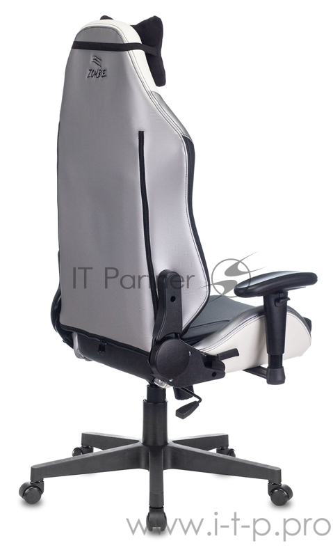 Кресло игровое Zombie HERO QUEEN PRO черный/белый искусственная кожа с подголов. крестовина пластик