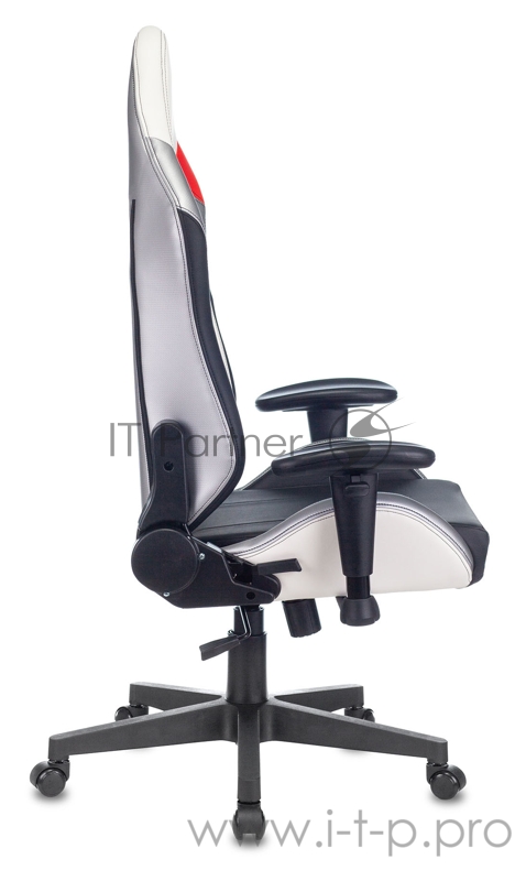 Кресло игровое Zombie HERO QUEEN PRO черный/белый искусственная кожа с подголов. крестовина пластик