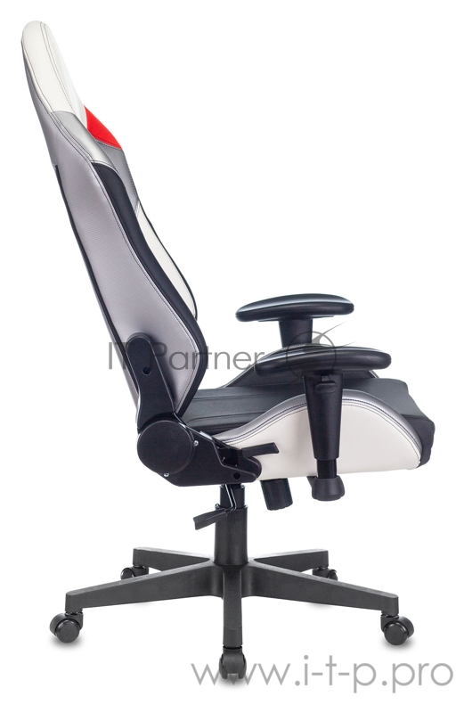 Кресло игровое Zombie HERO QUEEN PRO черный/белый искусственная кожа с подголов. крестовина пластик